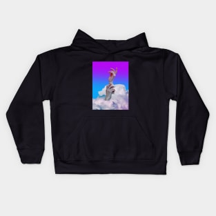 Hold your own hand surrealism Kids Hoodie